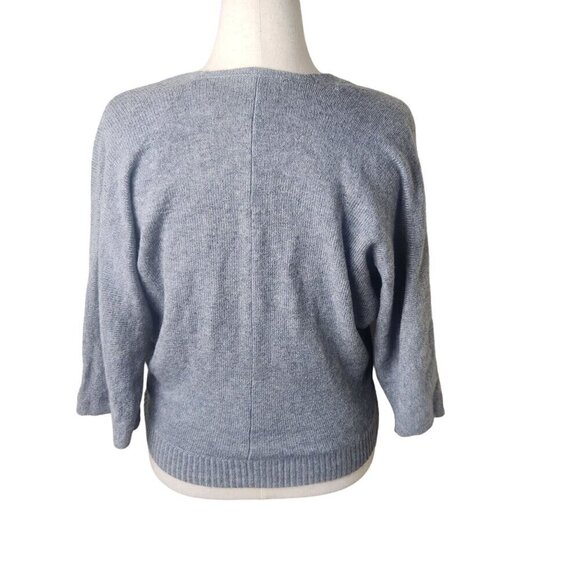 Rachel Zoe Cozycore Basic Everyday Soft Relax Wool Blend Wrap Sweater Size Small - Picture 11 of 13
